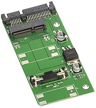 【未使用】【中古】 変換名人 mSATA - SATA (7ピン) 変換基板 SATAM-SATA