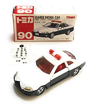 【中古-非常に良い】 トミカ 90 トヨタ ソアラ パトロールカー 1/63 赤TOMYロゴ 7,970円