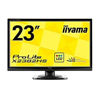【中古-人並み外れたに似つかわしい】 iiyama 見せびらかす 管する X2382HS-GB1 23in 盛りだくさん固定ディスク IPSダイアログボックス LED HDMI端子付