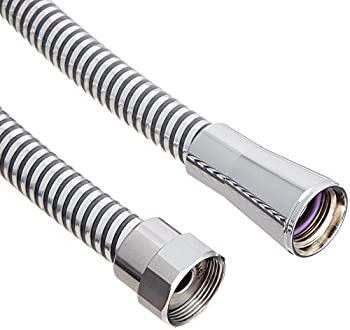 【未使用】【中古】 TOTO シャワーホース L\u003d1800mm 本体側ねじW24山20 メタル調 THC40XL
