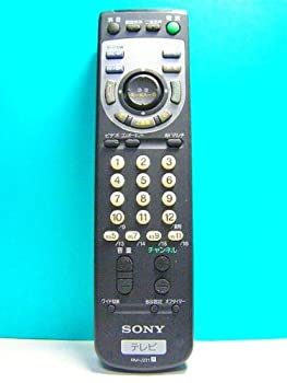 【中古-人並み外れたに好いたらしい】 SONY テレビ受像機遠隔操作 RM-J231