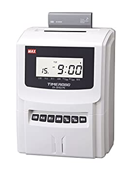【中古】 マックス マイコンリンクタイムレコーダ タイムロボ 50人合算 電磁波時辰儀 ER-201S2 マイコン