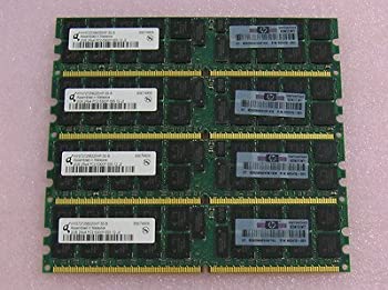 【未当て嵌める】【中古】 8GB記憶装置標準尺度書き割り (2GB*4) HP 純然たる 品 Qimonda パソコン2-5300P 240Pin HP Proliant Servers/HP StorageWorks 8/24 SAN Switch/Workstation xw9400など