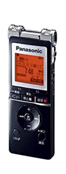 【中古-非常に良い】 Panasonic パナソニック ICレコーダー 4GB ブラック RR-XS455-K