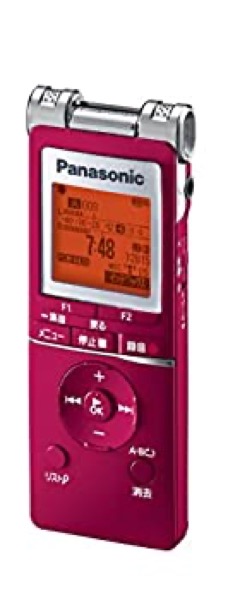 【未使用】【中古】 Panasonic パナソニック ICレコーダー 4GB レッド RR-XS455-R｜ムジカ＆フェリーチェ店
