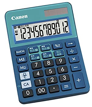 【未使用】【中古】 Canon キャノン ミニ卓上電卓 W税率 LS-120WT-BL SOB｜ムジカ＆フェリーチェ店