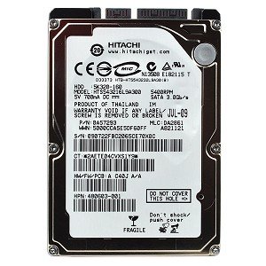 【中古】 日立 HITACHI 2.5in 内蔵固定ディスク HTS543216L9A300 Serial-ATA SATA 160GB
