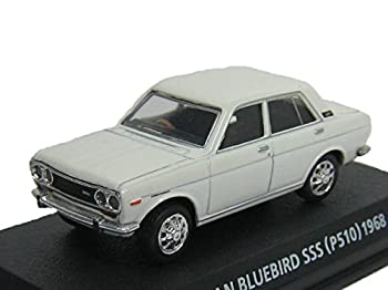【中古-非常に良い】 コナミ 1/64 絶版名車コレクションVol.3 日産 ブルーバード SSS (1968) ホワイト