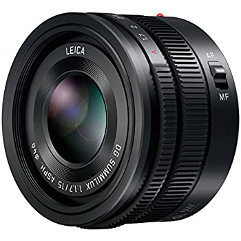 【中古-非常に良い】 Panasonic パナソニック LUMIX G Leica DG SUMMILUX レンズ 15mm F1.7 ASPH プロフェッショナル H-X015 ブラック