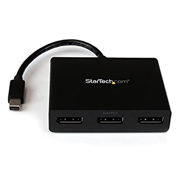 【未当て嵌める】【中古】 StarTech.com 3界面MSTこしき Mini DisplayPort - 3x DsiplayPort マルチモニタースプリッタ 4K相応う Windowsのみ相応う MSTMDP123DP USBハブ-パソコン・周辺機器-PCアクセサリー