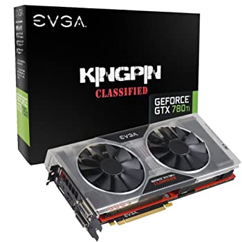 【中古-人並み外れたに好いたらしい】 EVGA GeForce GTX 780Ti Classified Kingpin 3GB GDDR5 384-Bit デュアル繋がり DVI-I DVI-D HDMI DP SLI グラフィック歌留多 03G-P4-3888-KR