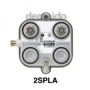 【中古-非常に良い】 マスプロ 2分配器 屋外用 1端子電流通過型 2SPLA