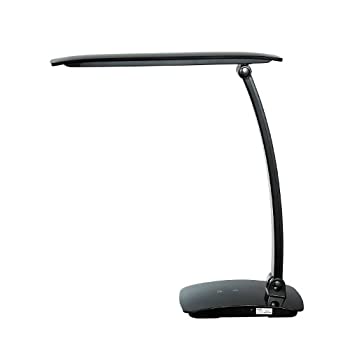 【中古-非常に良い】 ELPA LEDデスクスタンドライト 4段階調光 ブラック AS-LED05 (BK)