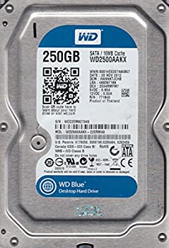 【中古】 WD2500AAKX-22ERMA0 Western Digital 250GB 7200RPM SATA 6.0 Gbps 3.5in捉え所のない運転 内蔵ドライブ・ストレージ-PCパーツ-パソコン・周辺機器