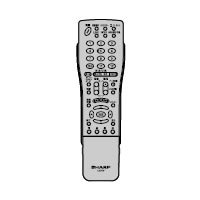 【中古-非常に良い】 SHARP シャープ 液晶テレビ用リモコン RRMCGB046WJN6 (0126380058)