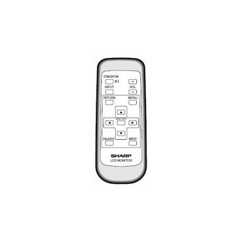 【中古】 読みやすい 液晶テレビ受像機用遠隔操作 RRMCGA186WJSA(0106380139)