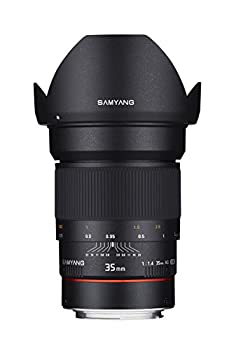 【中古】 SAMYANG syae35 m-c 35粍 f1.4Aspherical水晶体手当て付き添い人Canon AE / EF - S写真機