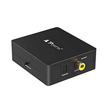 【未使用】【中古】 Portta 光 同軸 変換 双方向 【光デジタル→同軸+光】【同軸デジタル→光＋同軸】オーディオ変換器 光デジタル 変換 同軸デジタル 変換 SPDIF/To