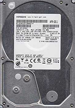 【中古】 HDS721010CLA332 PN 0F10383 MLC JPT3MA 日立1肺結核 SATA 3.5捉え所の無い運転