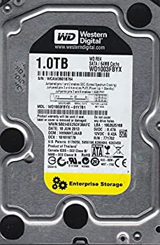 【未使用】【中古】 wd1003fbyx-01y7b1 DCM hhnnhtjaab Western Digital 1tb SATA 3.5ハードドライブ