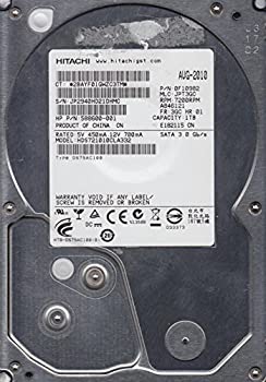 【中古-人並み外れたに好いたらしい】 hds721010cla332 PN 0?F10982 MLC jpt3ギガサイクル Hitachi 1tb SATA 3.5捉え所のない運転