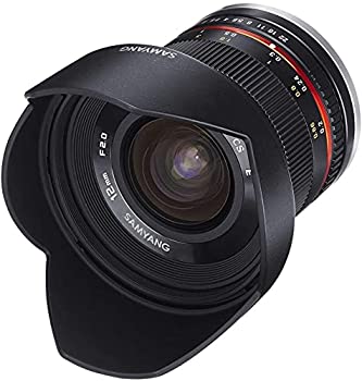 【中古】 SAMYANG 単興味の中心広角水晶体 12粍 F2.0 黒いこと フジフイルム X用 APS-C用