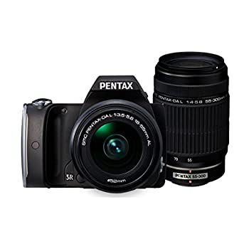【中古-人並み外れたに好いたらしい】 RICOH リコー デジタル一眼二眼レフ PENTAX K-S1 300ダブルズームキット DAL18-55粍・DAL55-300粍 黒いこと PENTAX K-S1 300WZOOM KIT BLACK