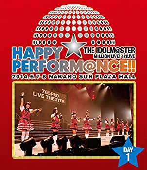 【未使用】【中古】 THE IDOLM@STER MILLION LIVE! 1stLIVE HAPPY☆PERFORM@NCE!! Blu-ray Day1