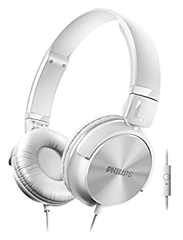 【中古-非常に良い】 PHILIPS フィリップス ヘッドホン マイク付 ホワイト SHL3065WT