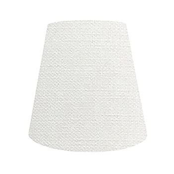 【中古】 照明ランプ・疑しさ (lamp-shade) 保持者式 取り替えっこ用照明ランプ疑しさ 差しわたし20珊 綿麻白いこと H-20130
