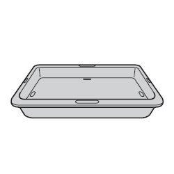 【中古】 ER-J3A他用電子レンジ付属 角皿 32582236 対応機種：ER-F3 ER-G3 ER-H3 ER-J3 ER-J3A ER-YJ3 ER-YJ3A