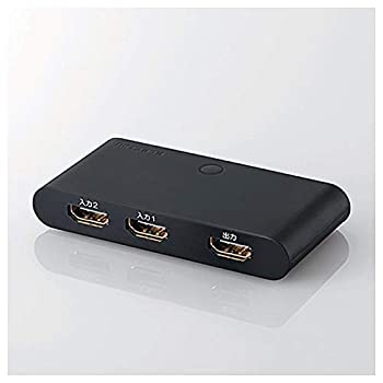 【中古-人並み外れたに好いたらしい】 エレコム 2界面HDMIセレクター DH-SW21BK