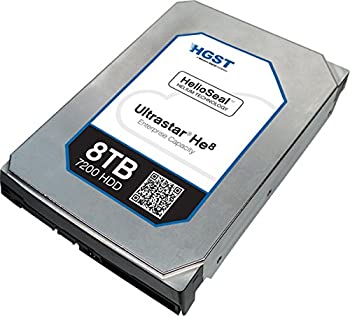 【中古-人並み外れたに好いたらしい】 HGST (エイチ・ジー・エス・ティー) Ultrastar ヘリウム8 3.5inch 8結核症 128MB現ナマ 7200rpm SATA 6Gb s HUH728080ALE600