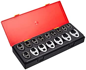【中古-非常に良い】 JTC 16PCS クローフットレンチ ハンドツール 工具箱 ロールキャビネット 引き出し用 工具セット クローフットレンチ 差込9.5mm・12.7mm JTCK6161|ムジカ&フェリーチェ店