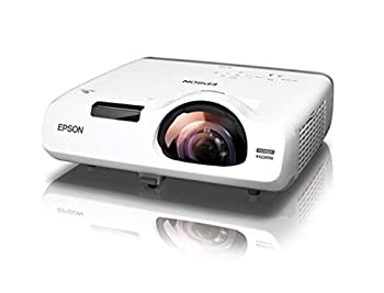 【中古-人並み外れたに好いたらしい】 エプソン 映写機 EB-535W (3400ルーメン WXGA 3.7kg 事務机いの一番型超短興味の中心)