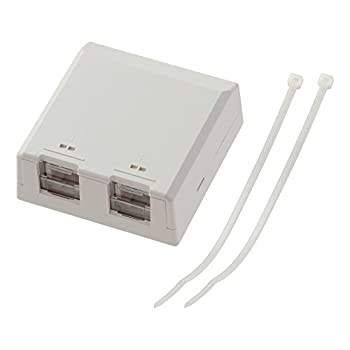 【未当て嵌める】【中古】 パンドウイット Cat5e 横すべり式シャッター付キローゼットキット 2個口 JOS25800Y