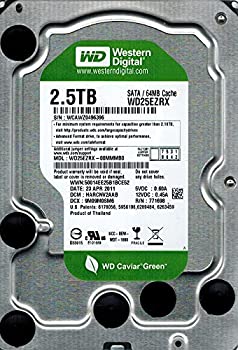 【中古-非常に良い】 wd25ezrx-00mmmb0?Western Digital DCM harcnv2aab 2.5tb