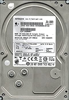 【中古-非常に良い】 HITACHI 日立 hds722020ala330?P/N 0?F10501?MLC jpk0ye Mac???655???1563?A 2tb