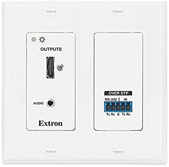 【中古-人並み外れたに好いたらしい】 Extron 卓上出版 HDMI 230 D Rx HDMI ツイストペアエクステンダー Decora ウォール一皿