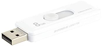 【未使用】【中古】 グリーンハウス 消えたデータを無料で復元 データ復元サービス付きUSBメモリー 8GB ホワイト GH-UFDSNDA-8G