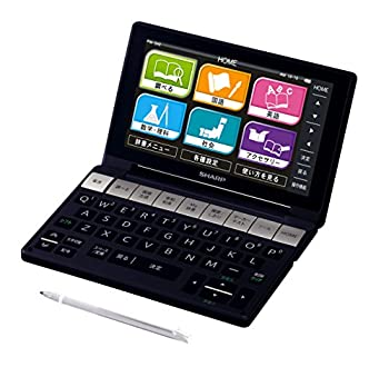 【中古-人並み外れたに似つかわしい】 SHARP 読みやすい 色つや陰電子字引きBrain 高校生模範例 黒いこと系 PW-SH2-B