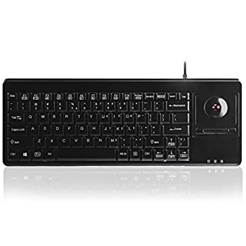 【中古-非常に良い】 ペリックス PERIBOARD-514H PLUS キーボード トラックボール 有線 ミニサイズ 370x138x23mm USB接続 ハブ2個付 19インチラック対応