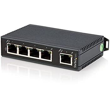 【中古-人並み外れたに好いたらしい】 StarTech.com 5界面工業用スイッチングこしき DIN線路に取付け能力のある IES5102