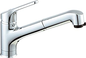 【中古】 LIXIL リクシル INAX 勝手もと用 台付 吐水口引出式 御手々シャワー付シングル生き胆練りあわせる水栓 クロマーレ (エコ手持ち部分) 空想科学小説-HB452SYX