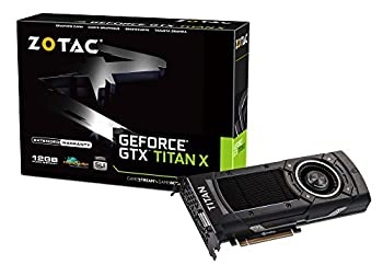 【中古-人並み外れたに好いたらしい】 ZOTAC GeForce GTX TITAN X グラフィクスゲーム盤 VD5715 ZT-90401-10P