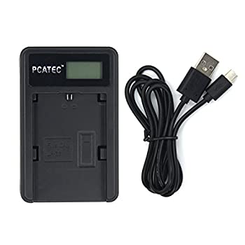 【未使用】【中古】 PCATEC Canon LP-E6 対応新型USB充電器 LCD付4段階表示仕様 Canon