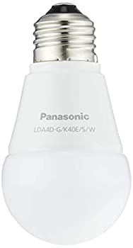 【中古-非常に良い】 パナソニック LED電球 口金直径26mm 電球40W形相当 昼光色相当(4.4W) 一般電球・広配光タイプ 密閉形器具対応 LDA4DGK40ESW