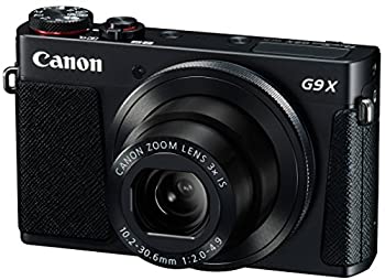 【中古-人並み外れたに好いたらしい】 Canon 加農砲 デジタル写真機 PowerShot G9 X (黒いこと) 光学3.0倍望遠レンズ 1.0型感知器 PSG9X (BK) カメラ・ビデオカメラ・光学機器-TV・オーディオ・カメラ-デジタルカメラ