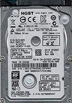 【未当て嵌める】【中古】 hts545050?a7e380?P/N 0j31005?MLC 地方検事5116?HGST 500?GB パソコン・周辺機器-内蔵ドライブ・ストレージ-PCパーツ