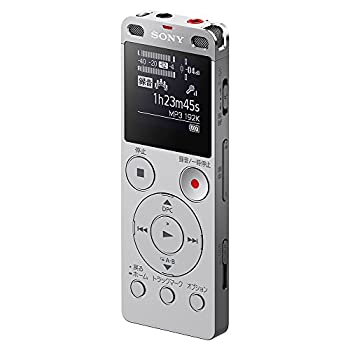 【未当てはめる】【中古】 SONY ソニー ステレオ集積回路リコーダー FMラジオ受信機付 4GB しろがね色 ICD-UX560F S